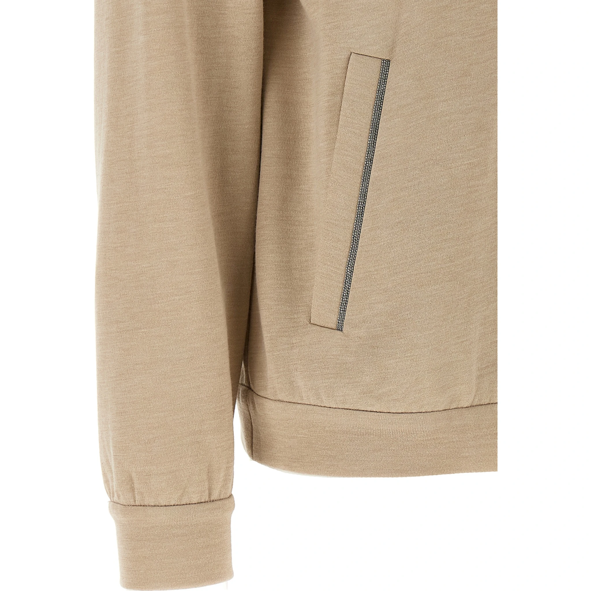 Beige Cotton Cardigan