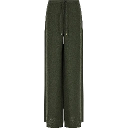 Bicolor Linen Casual Pants