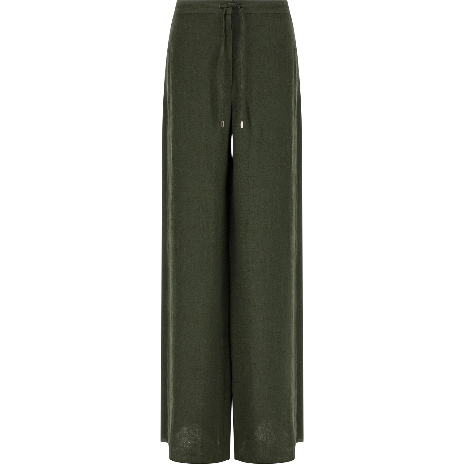Bicolor Linen Casual Pants