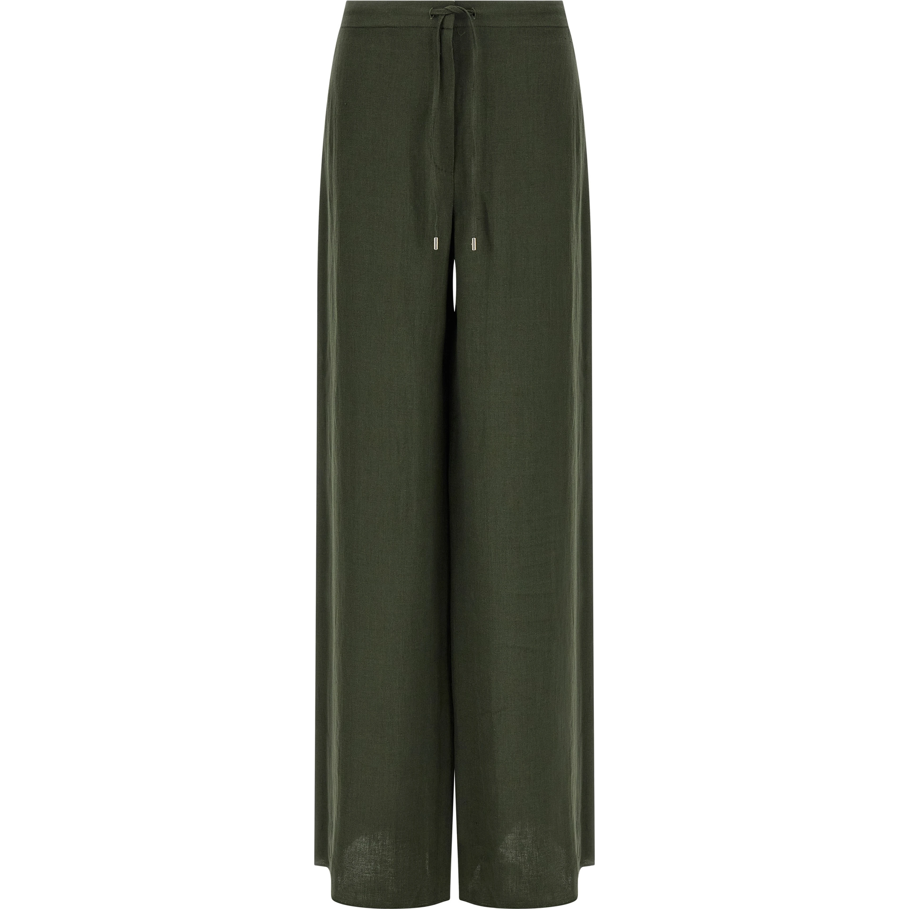 Bicolor Linen Casual Pants
