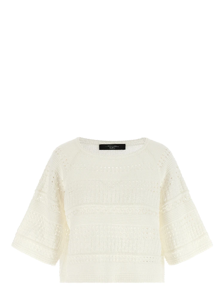 White Cotton Cardigan