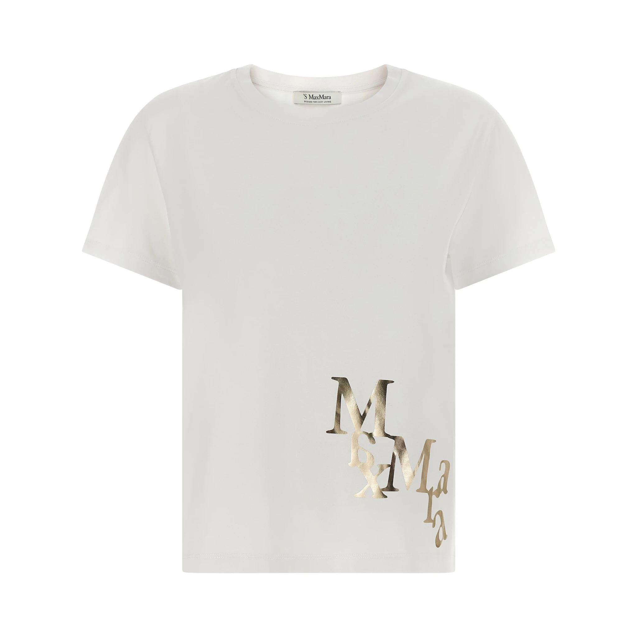 Gold Cotton T-Shirt