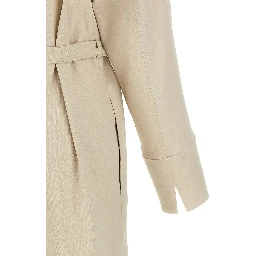 Beige Linen Long Dress