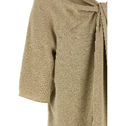 Beige Silk Blouse