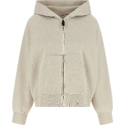 Beige Cotton Sweatshirt