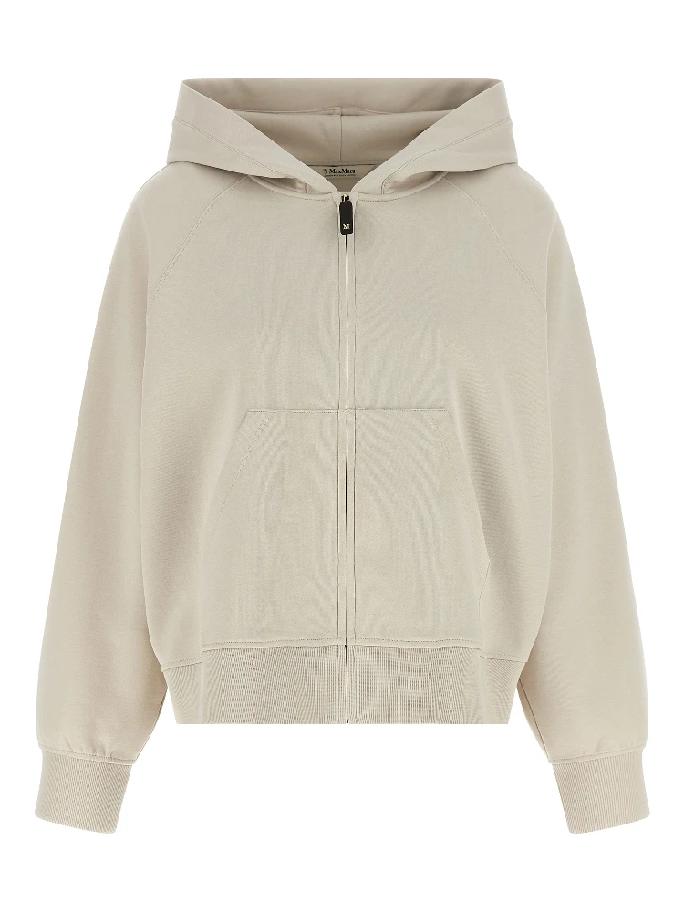 Beige Cotton Sweatshirt
