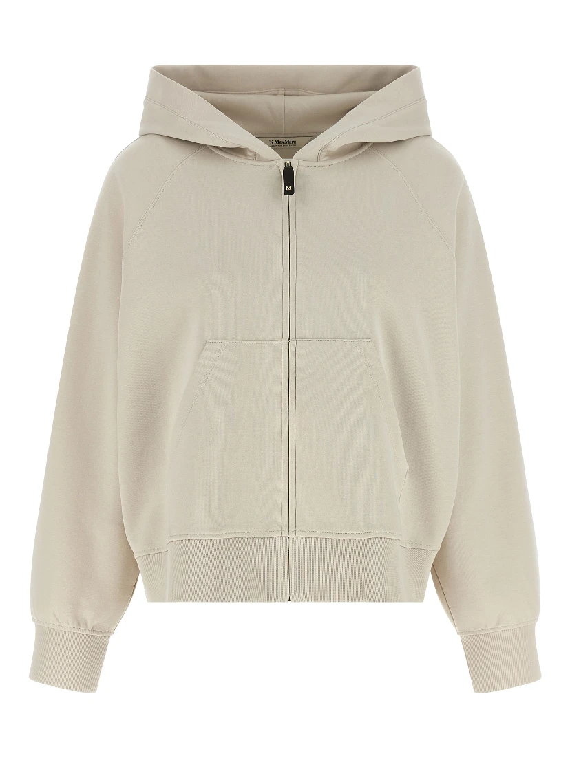 Beige Cotton Sweatshirt