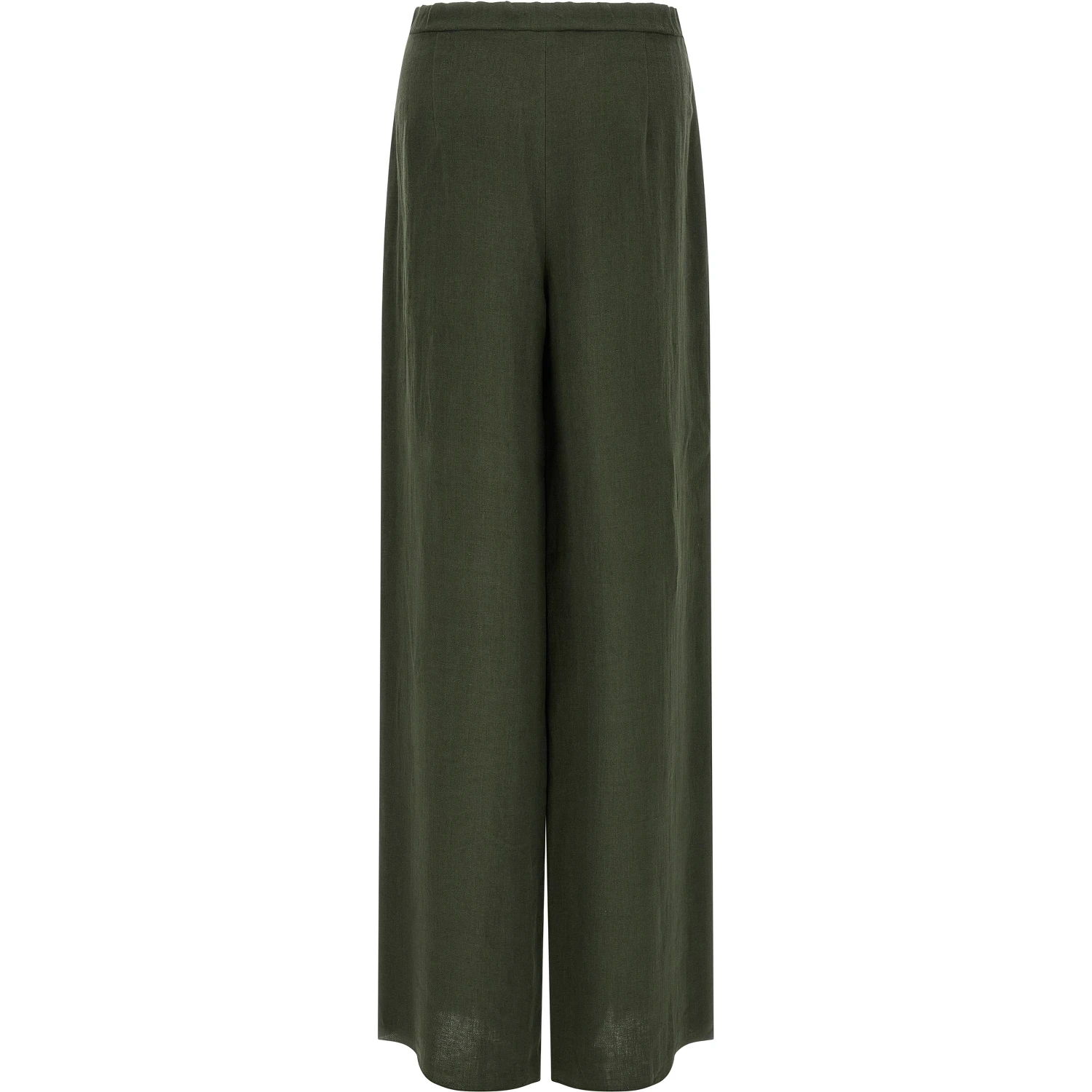Bicolor Linen Casual Pants