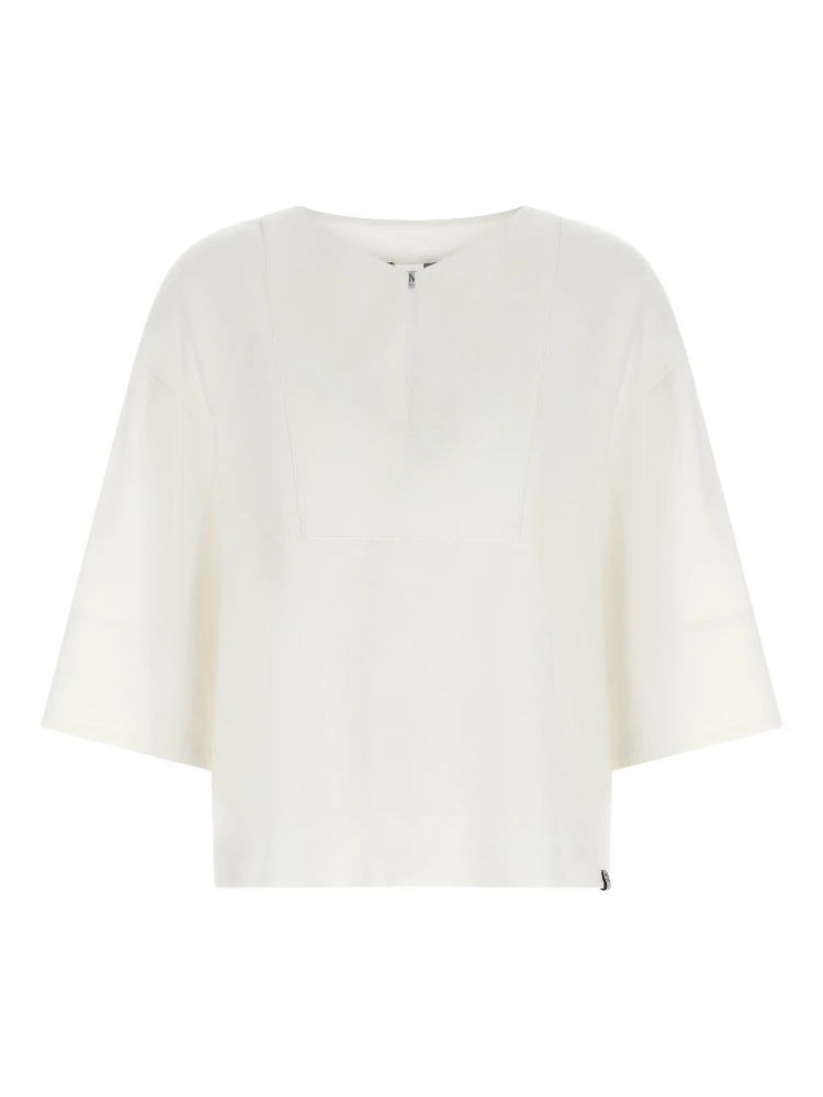 White Linen Blouse