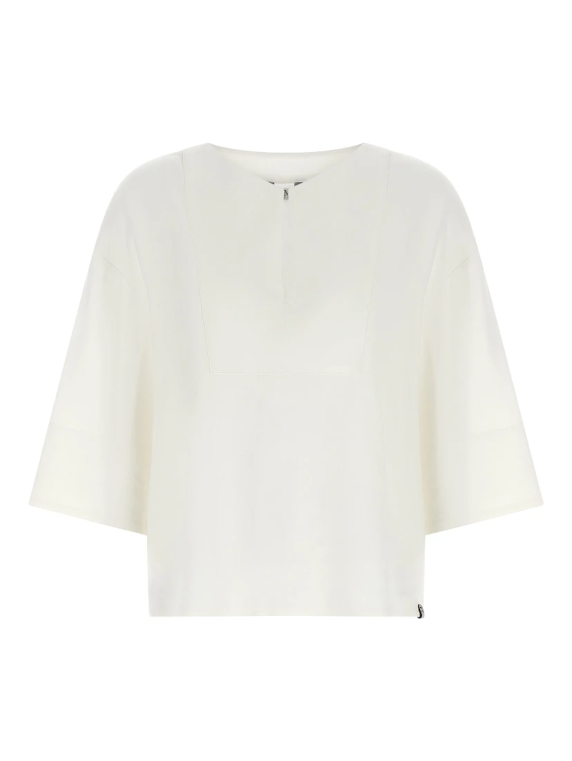 White Linen Blouse
