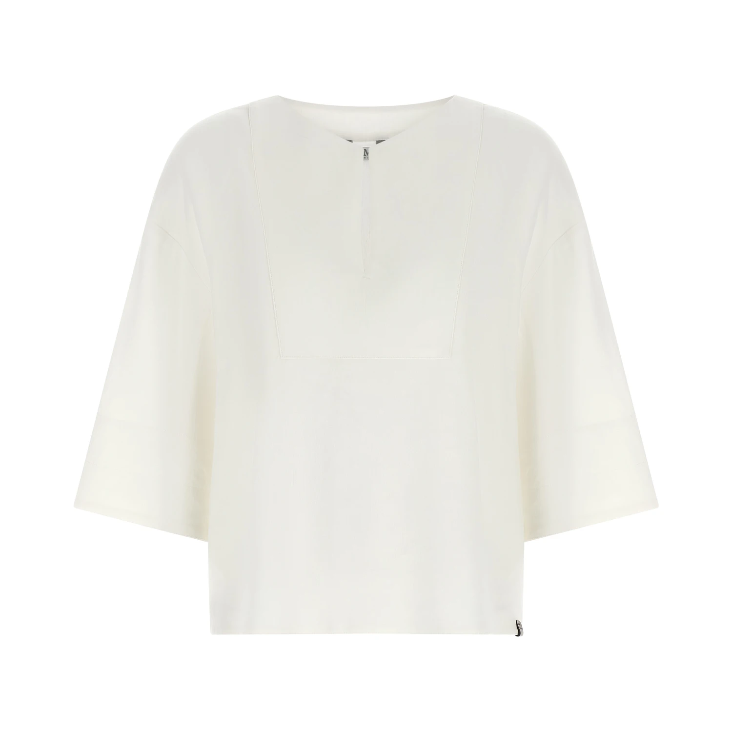 White Linen Blouse