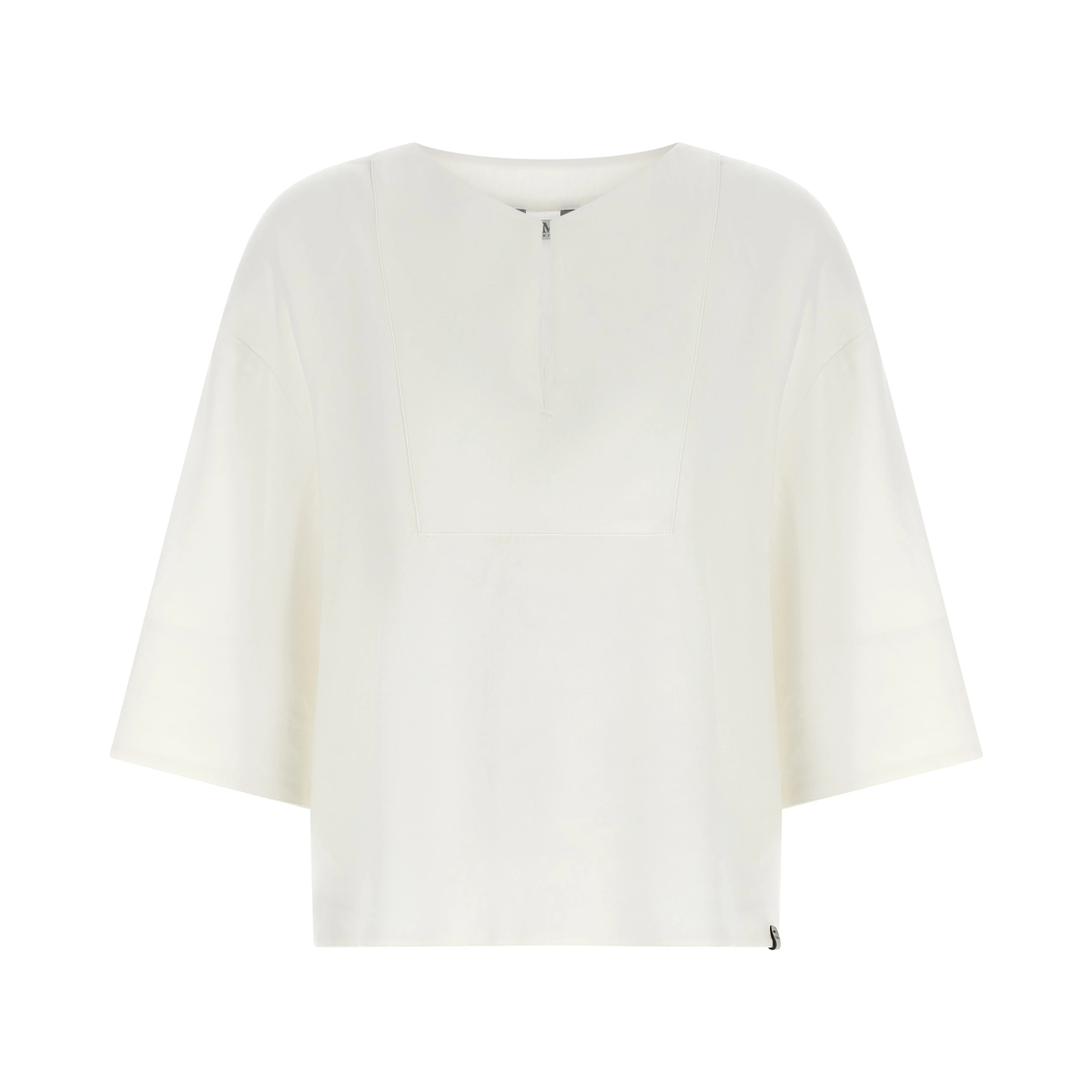 White Linen Blouse