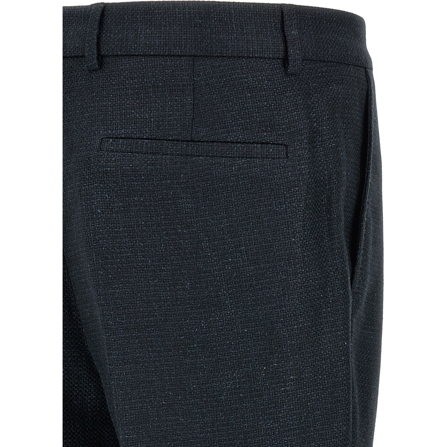 Blue Silk Two-Piece Suit