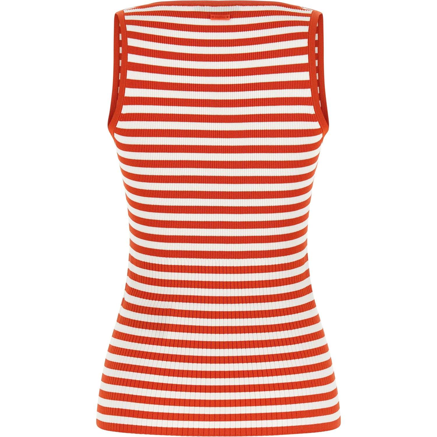 Multicolor Viscose Sleeveles T-Shirt