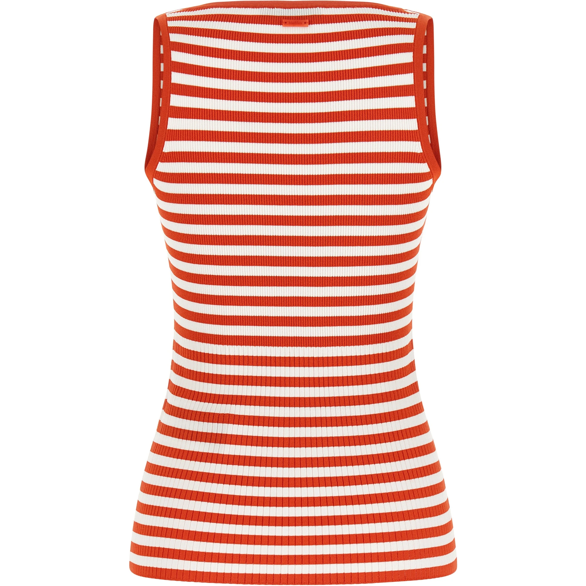 Multicolor Viscose Sleeveles T-Shirt
