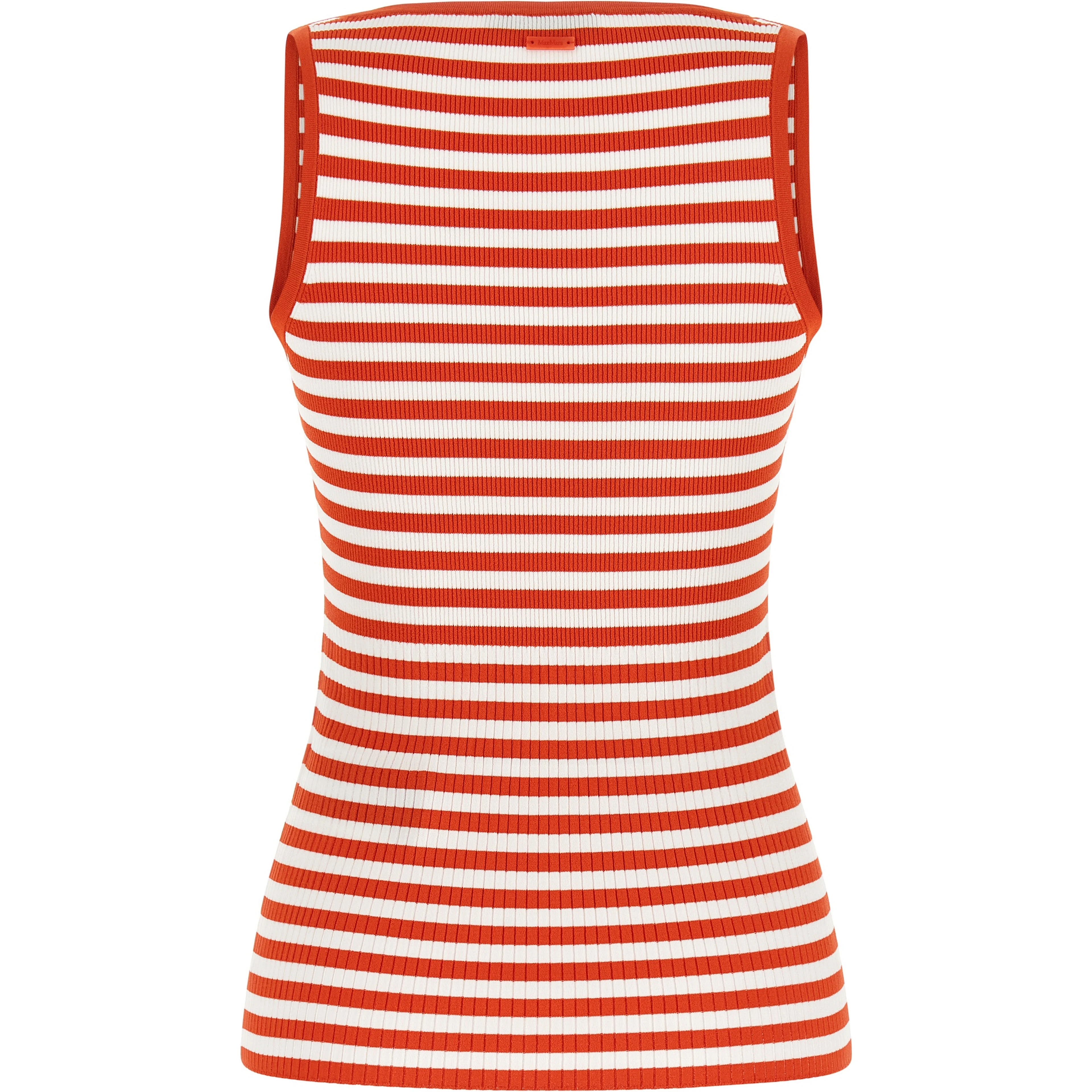Multicolor Viscose Sleeveles T-Shirt