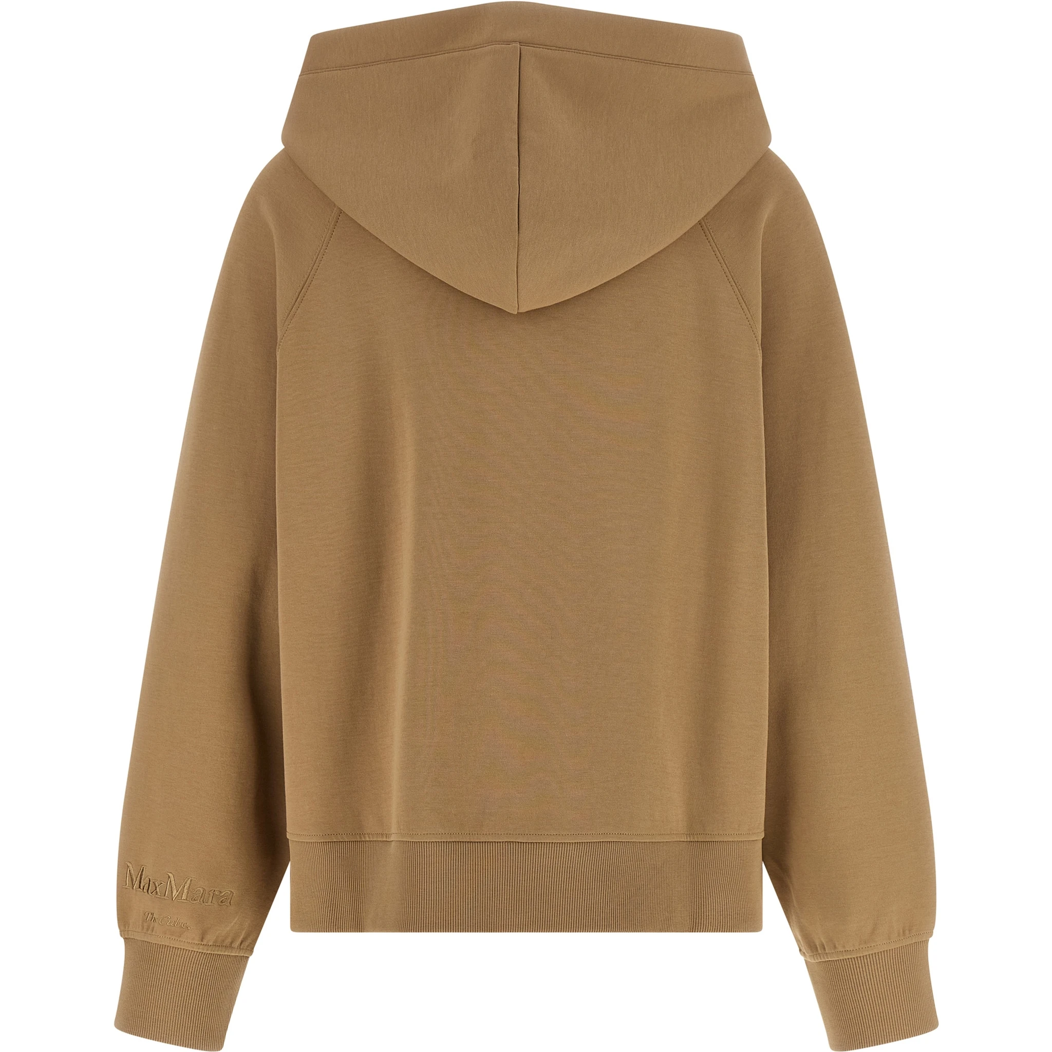 Beige Cotton Hoodie