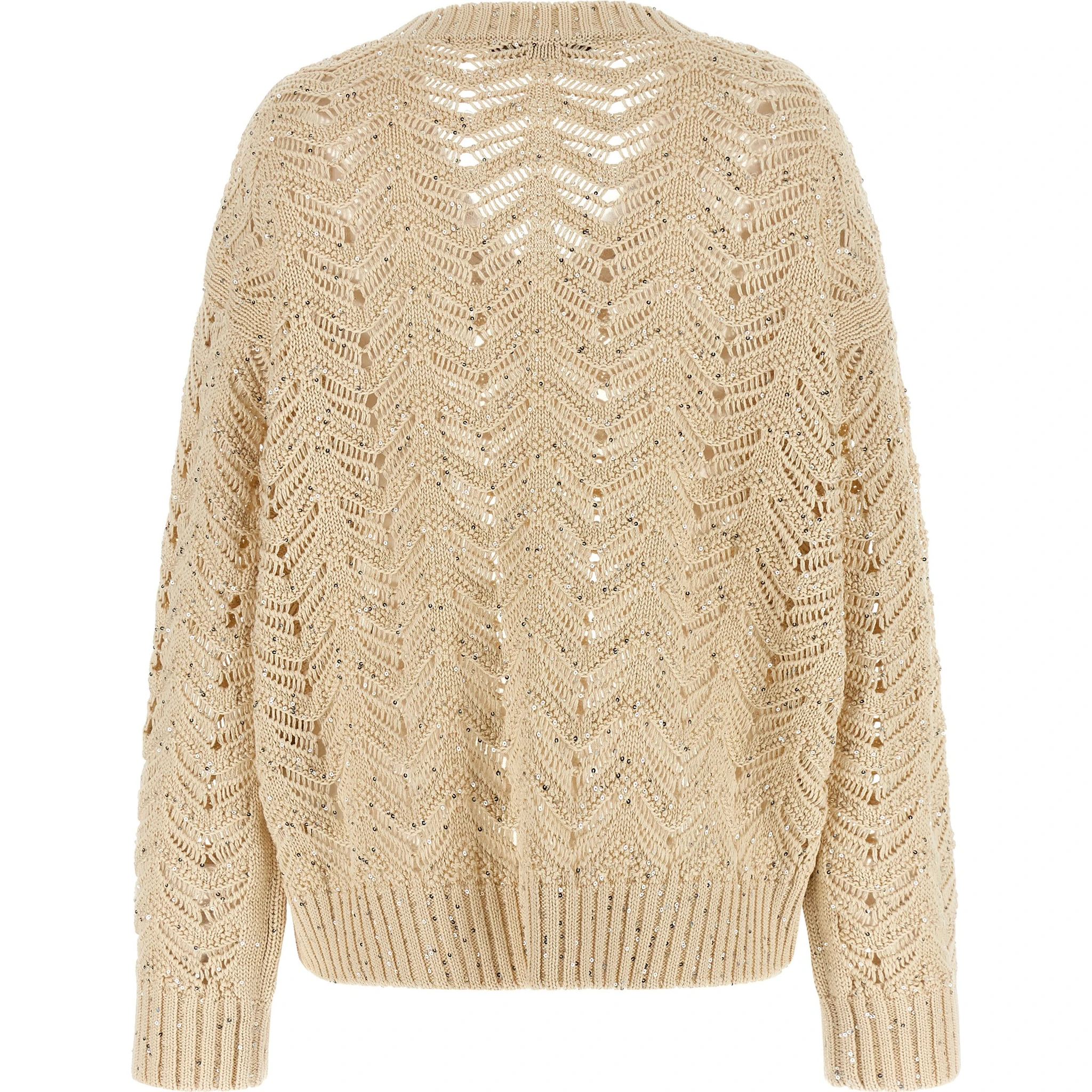 Beige Cotton Cardigan