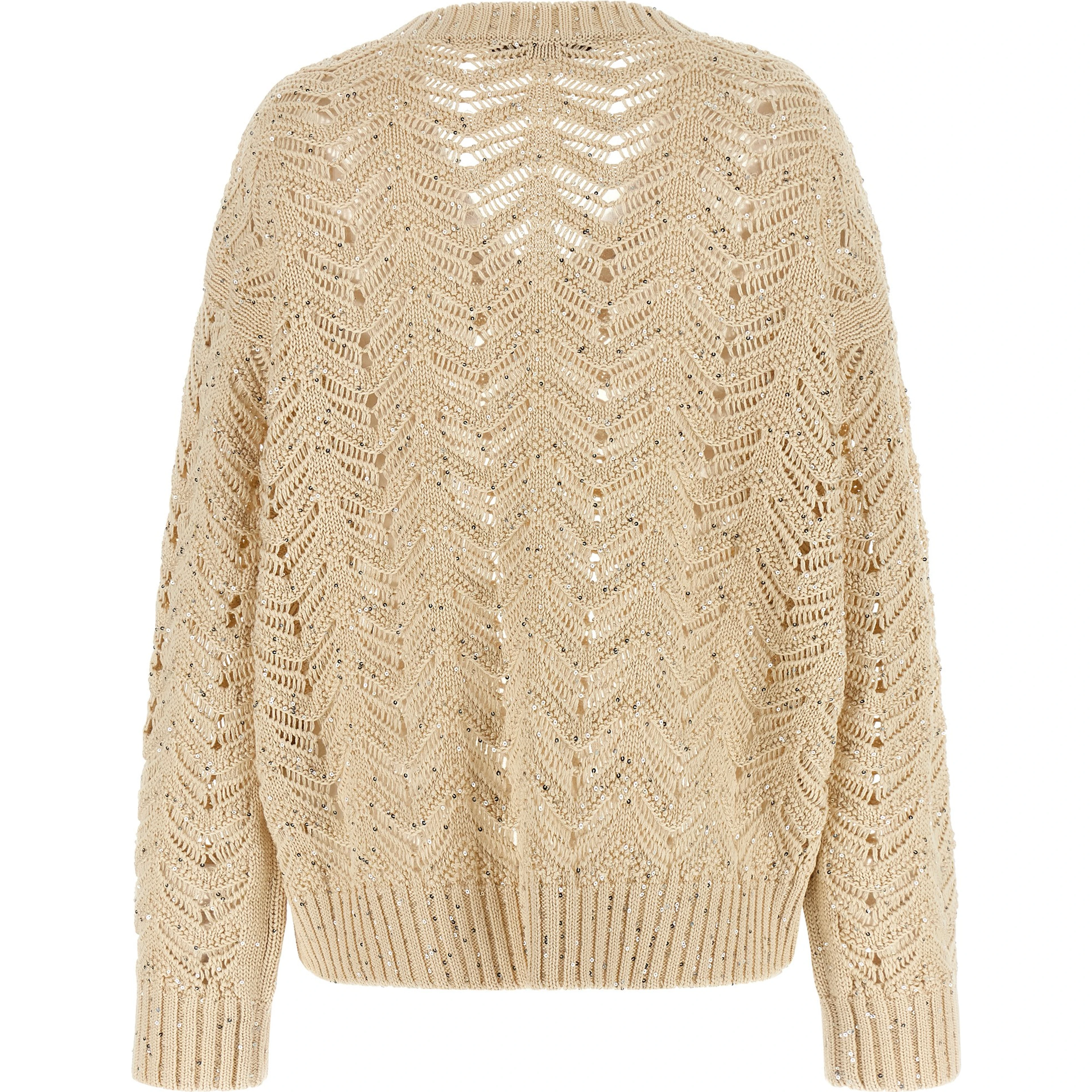 Beige Cotton Cardigan
