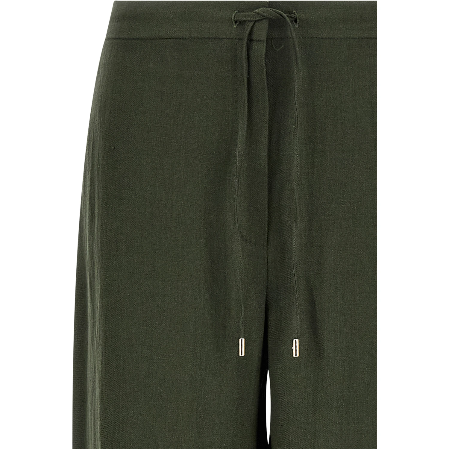 Bicolor Linen Casual Pants