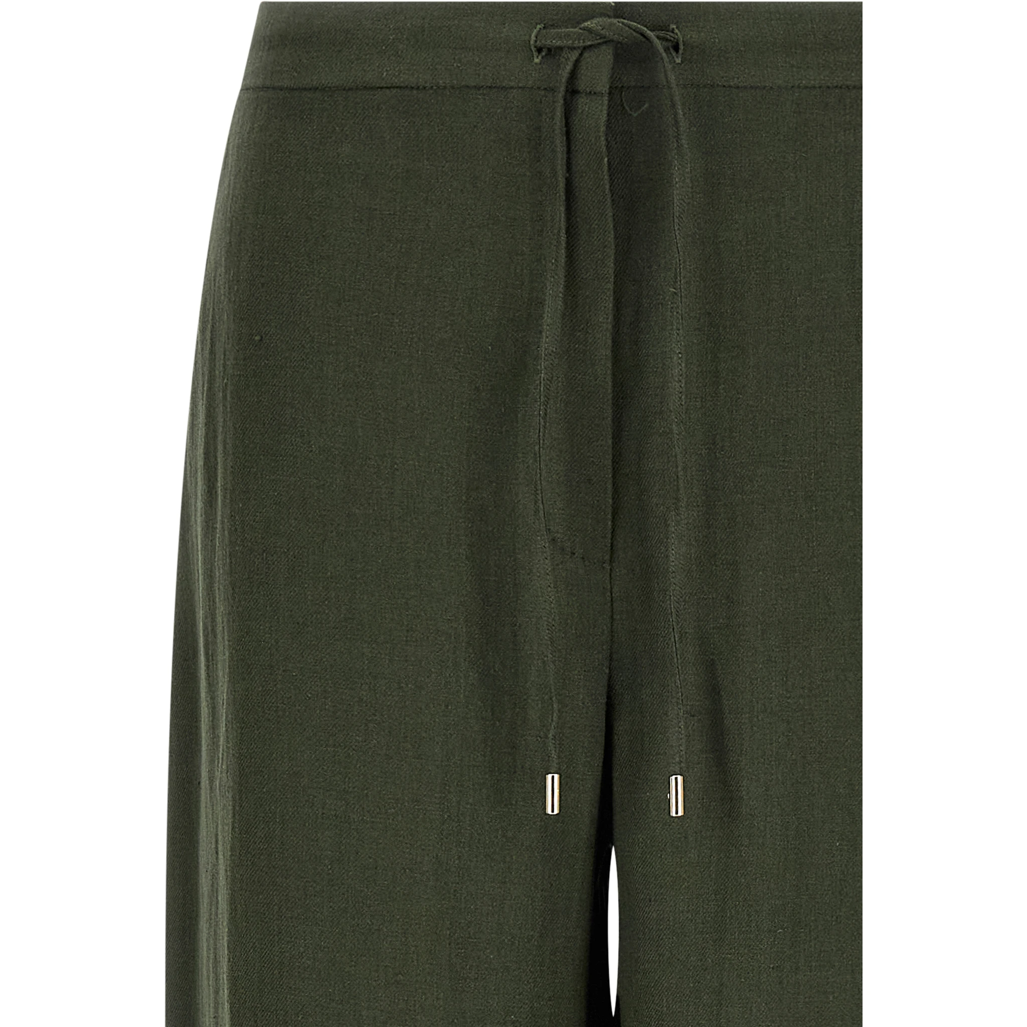 Bicolor Linen Casual Pants