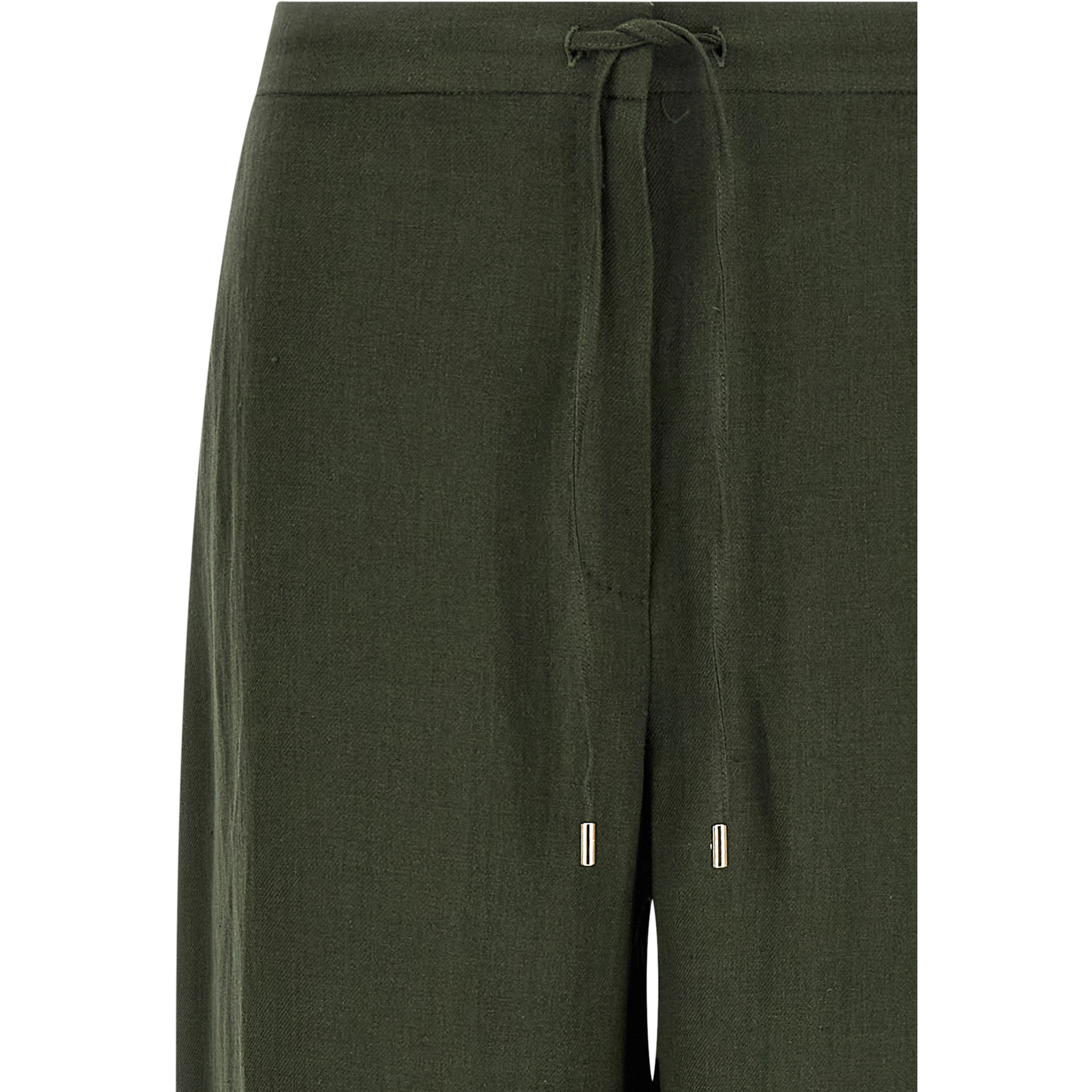 Bicolor Linen Casual Pants