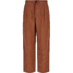 Multicolor Viscose Casual Pants