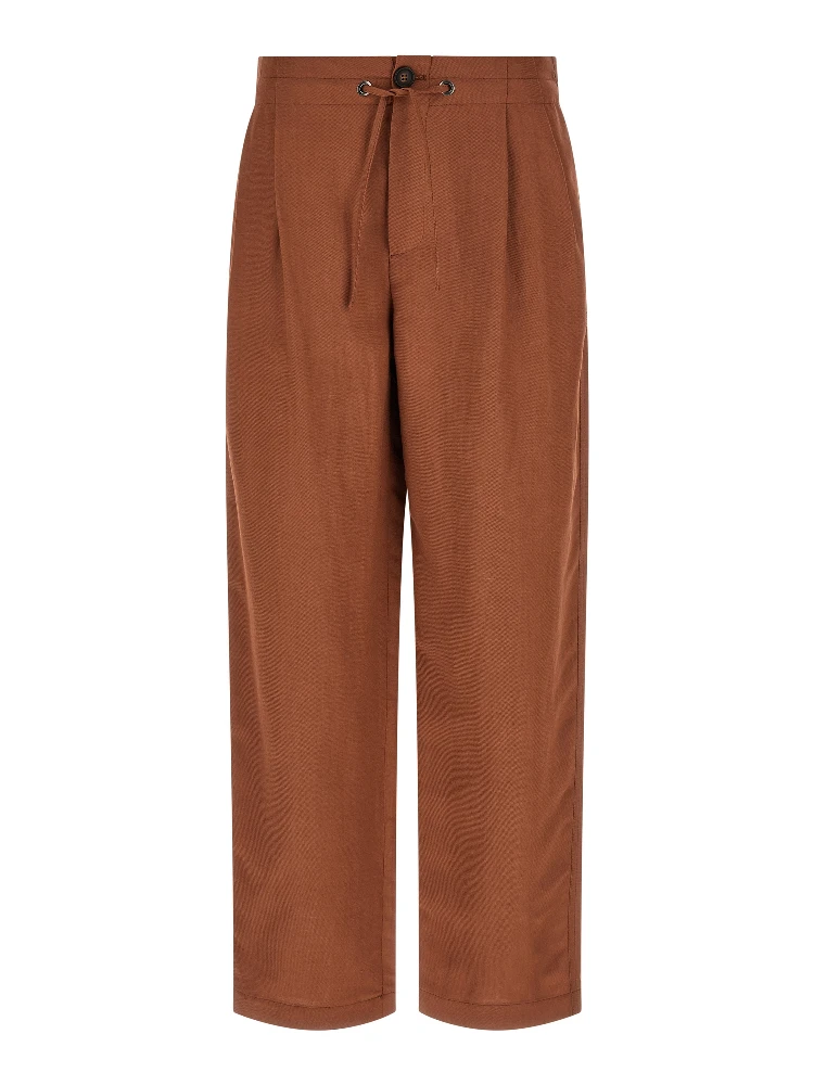 Multicolor Viscose Casual Pants