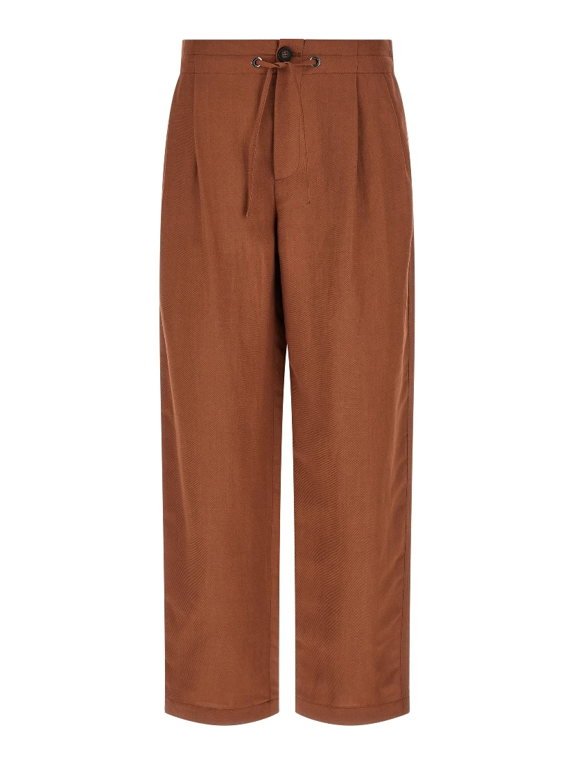 Multicolor Viscose Casual Pants