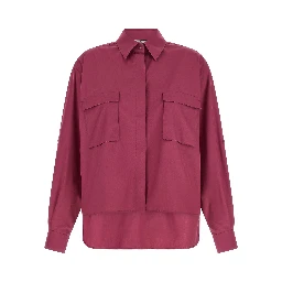 Fuchsia Cotton Blouse