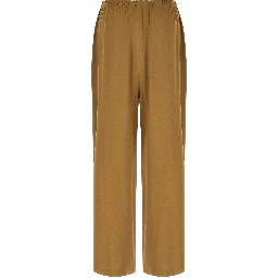 Beige Linen Casual Pants