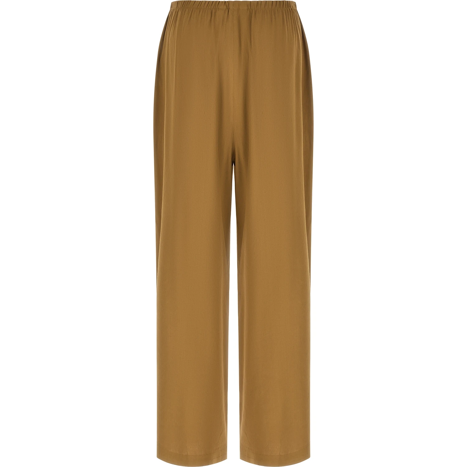Beige Linen Casual Pants