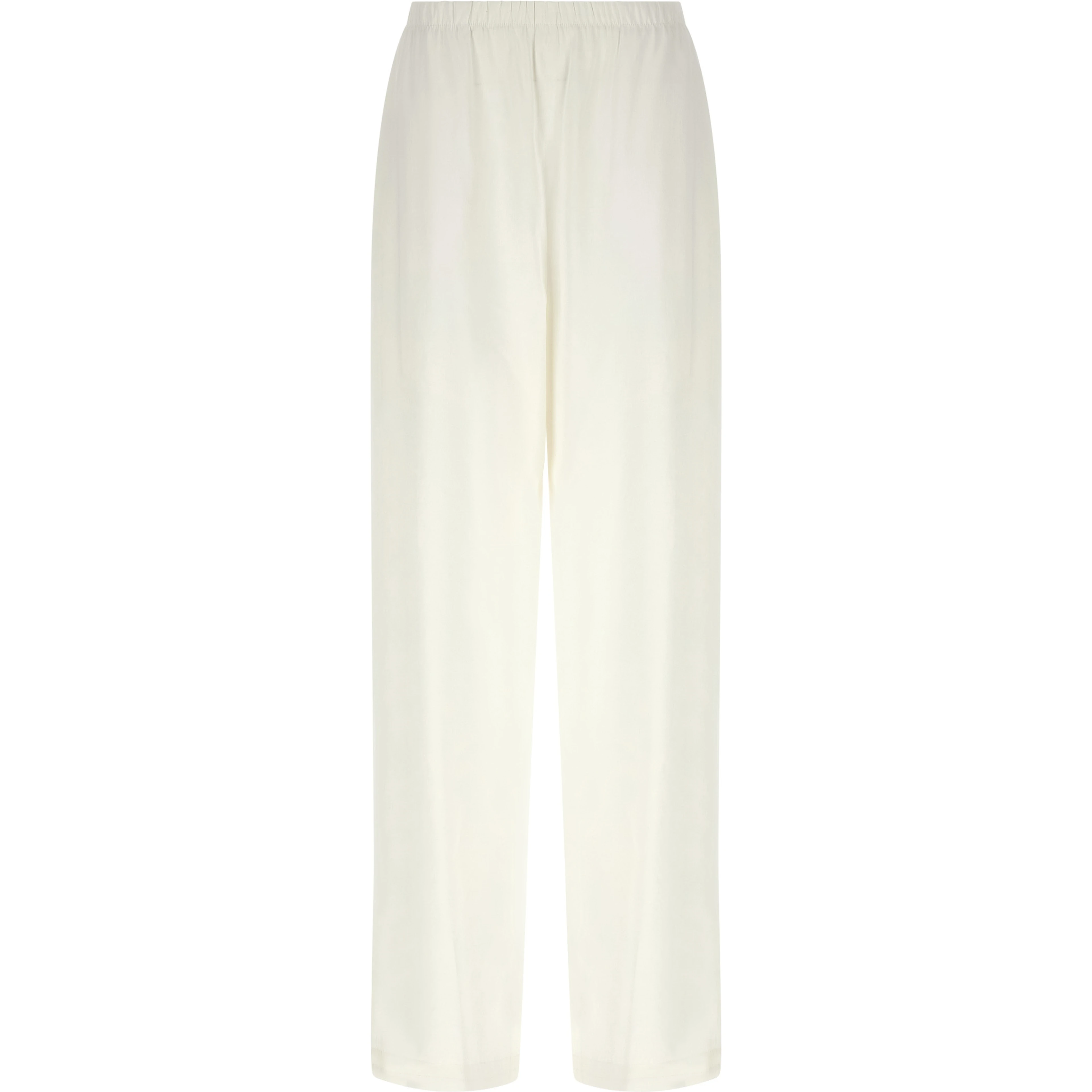 White Linen Casual Pants