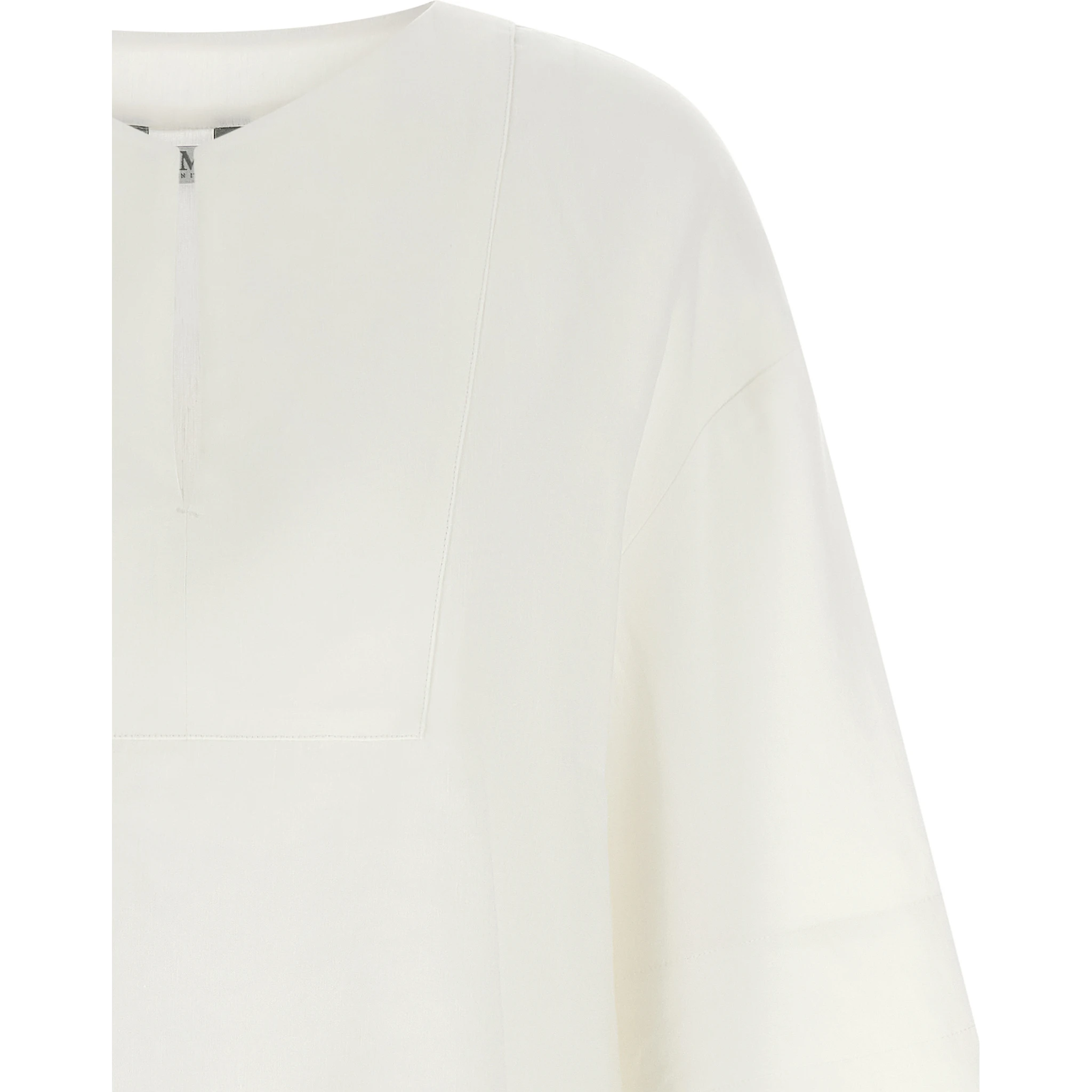 White Linen Blouse