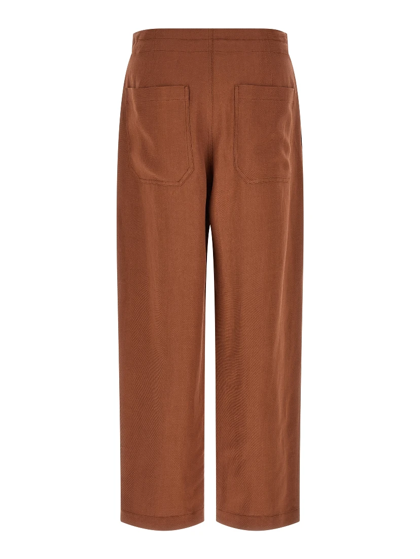 Multicolor Viscose Casual Pants
