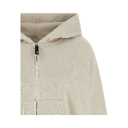 Beige Cotton Sweatshirt