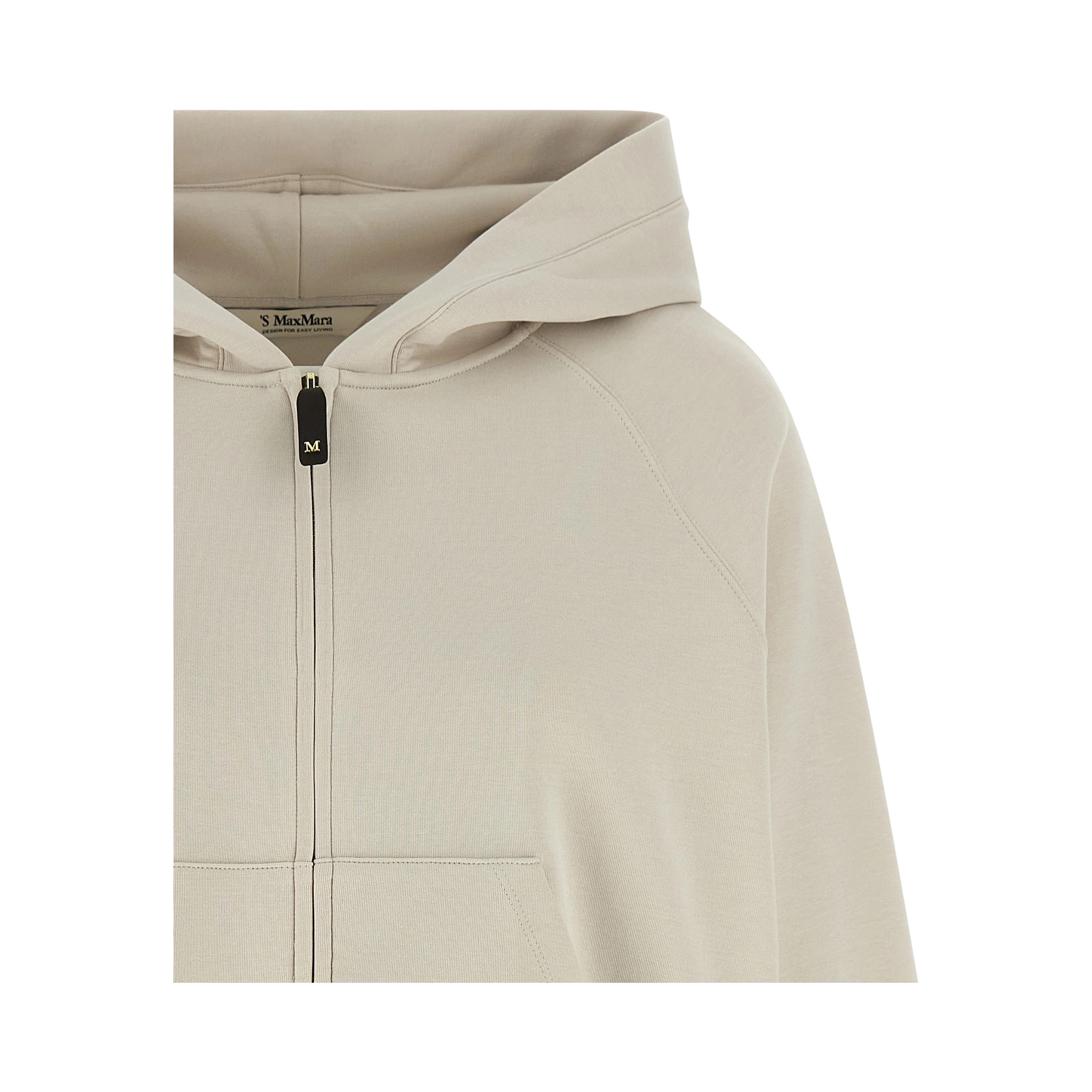 Beige Cotton Sweatshirt