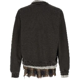 Black Cotton Sweatshirt