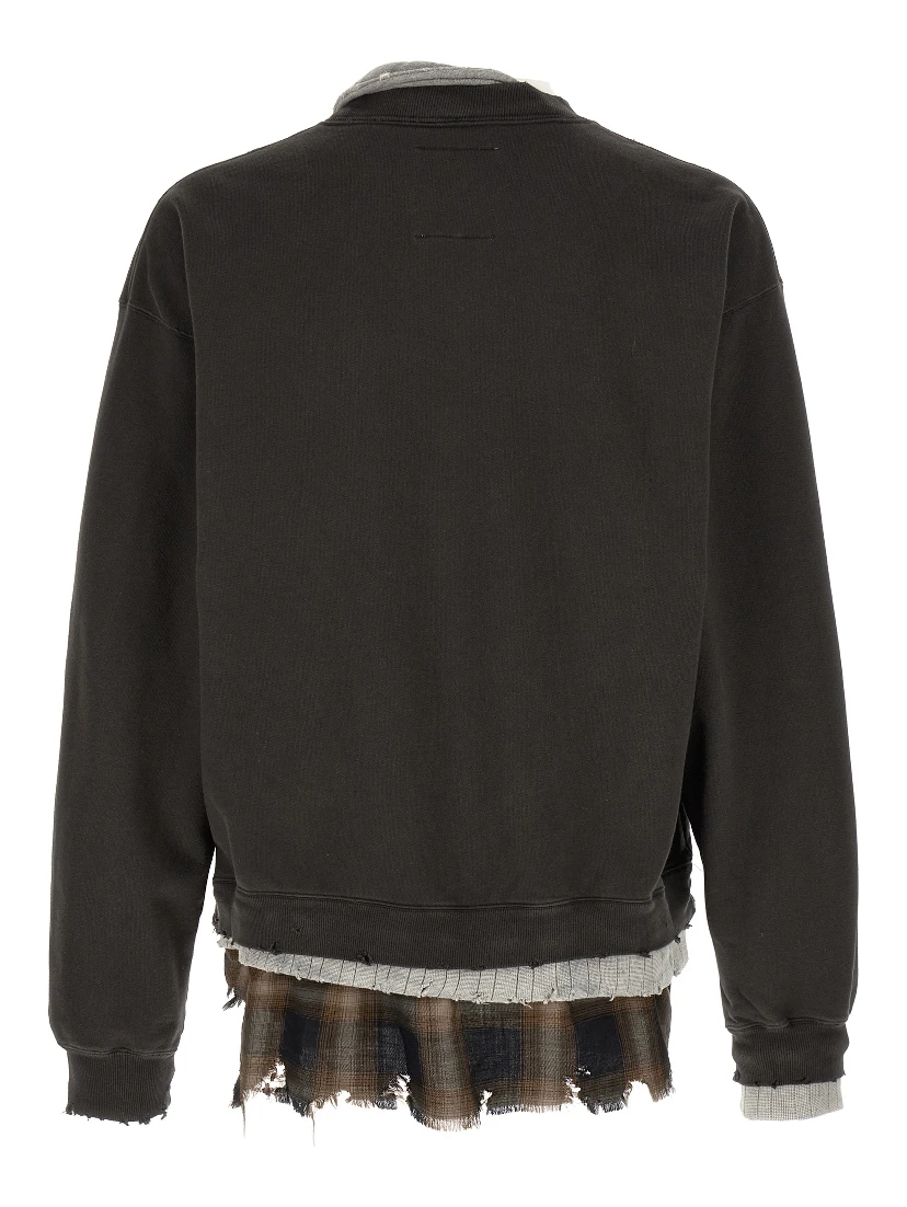 Black Cotton Sweatshirt