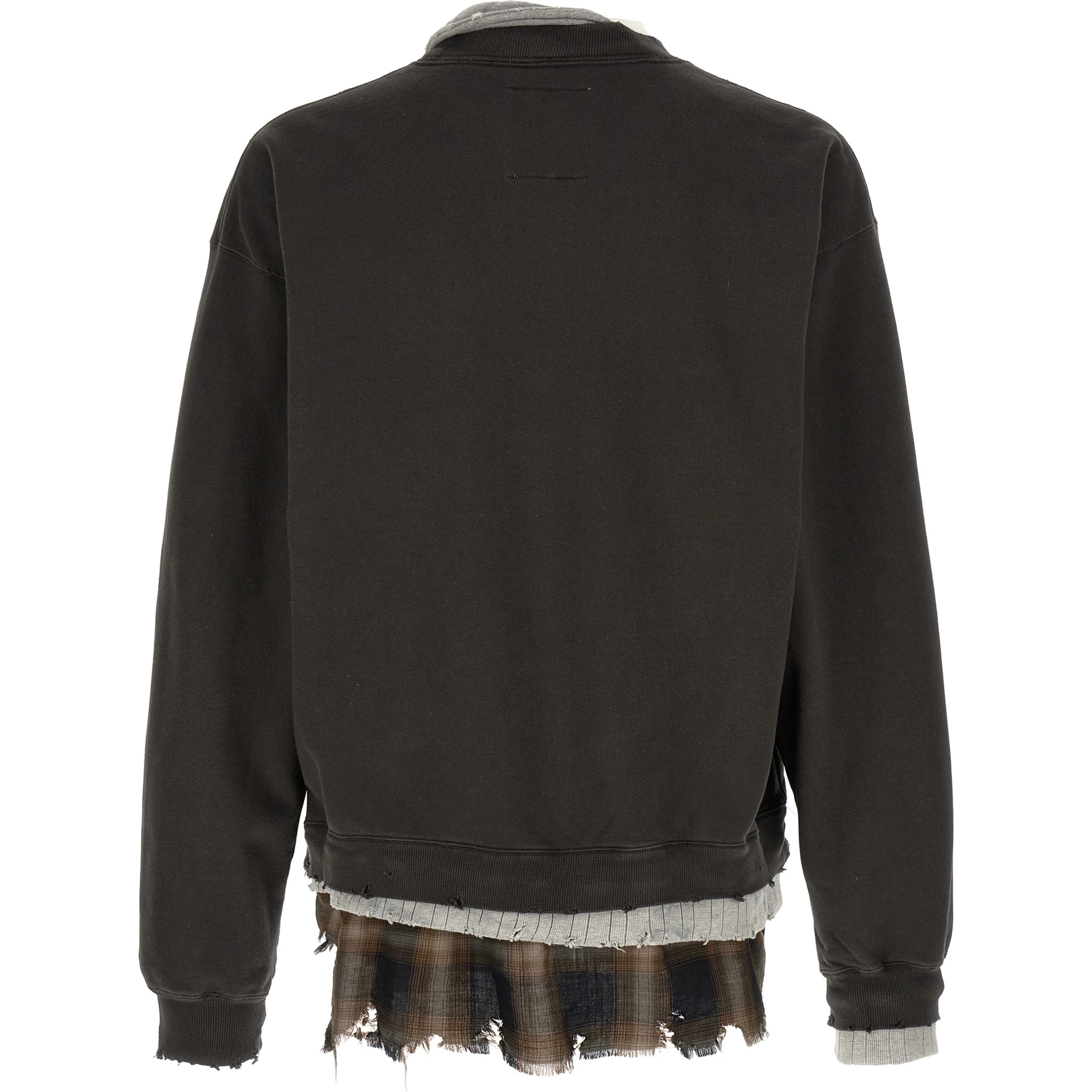 Black Cotton Sweatshirt