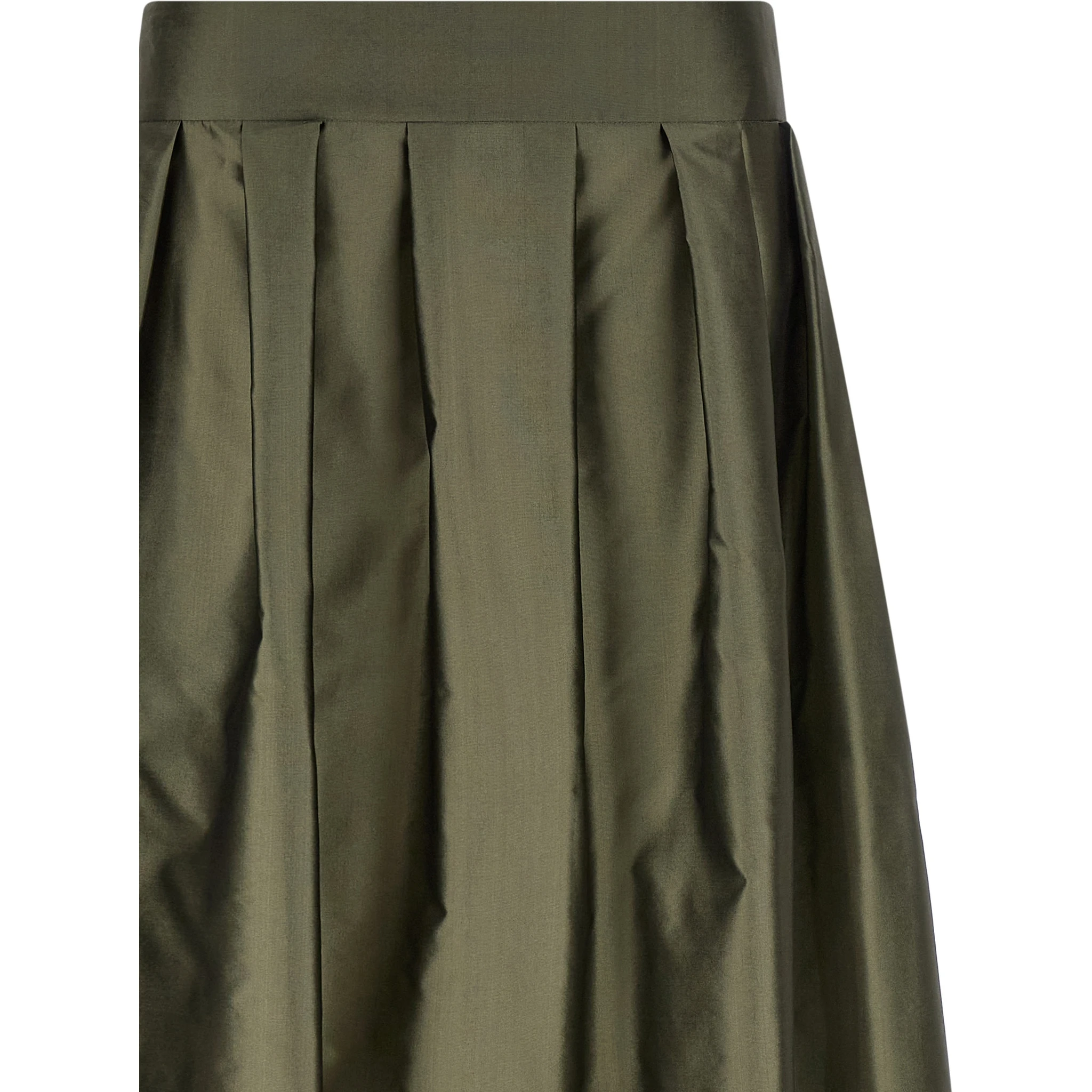 Bicolor Polyester Mini Skirt