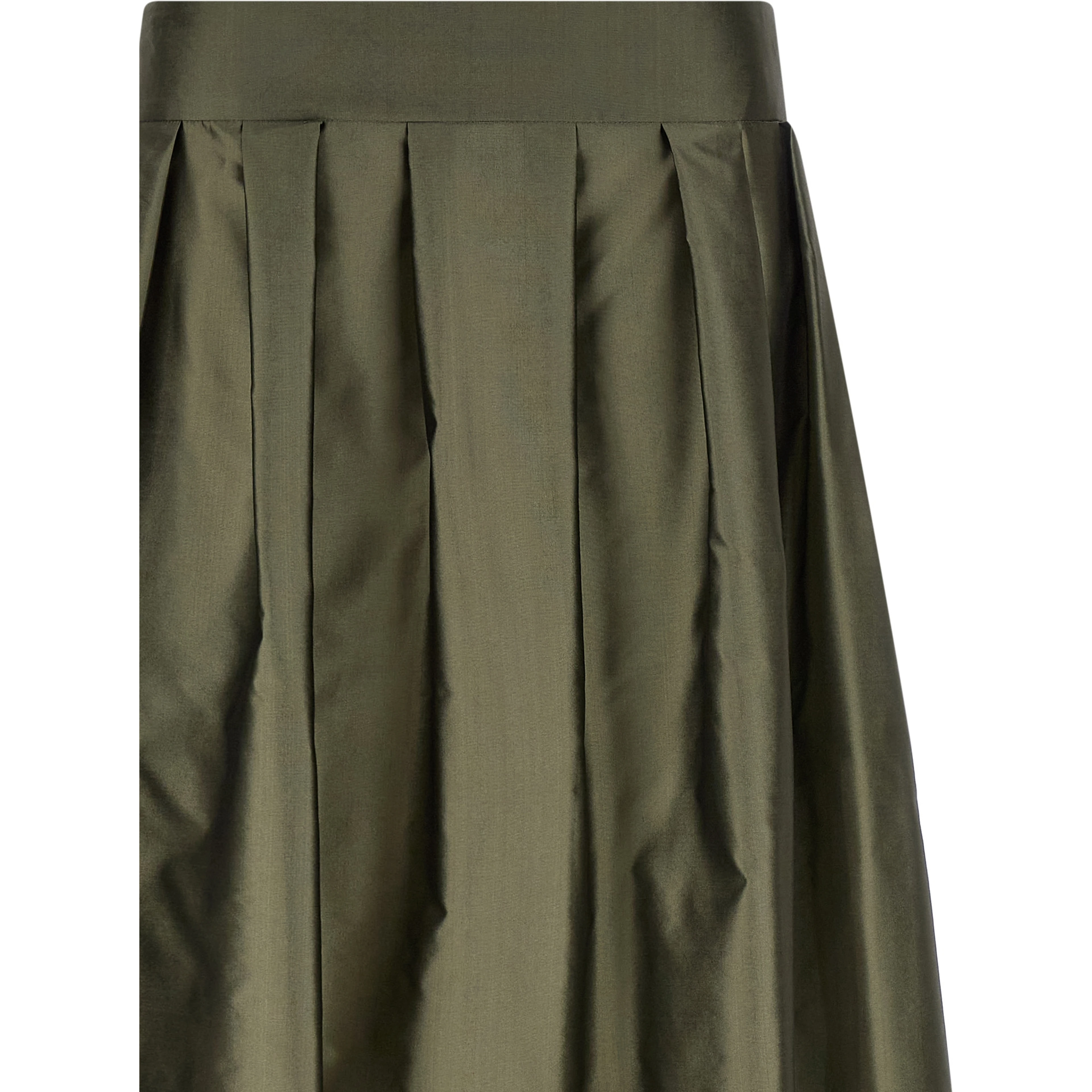 Bicolor Polyester Mini Skirt