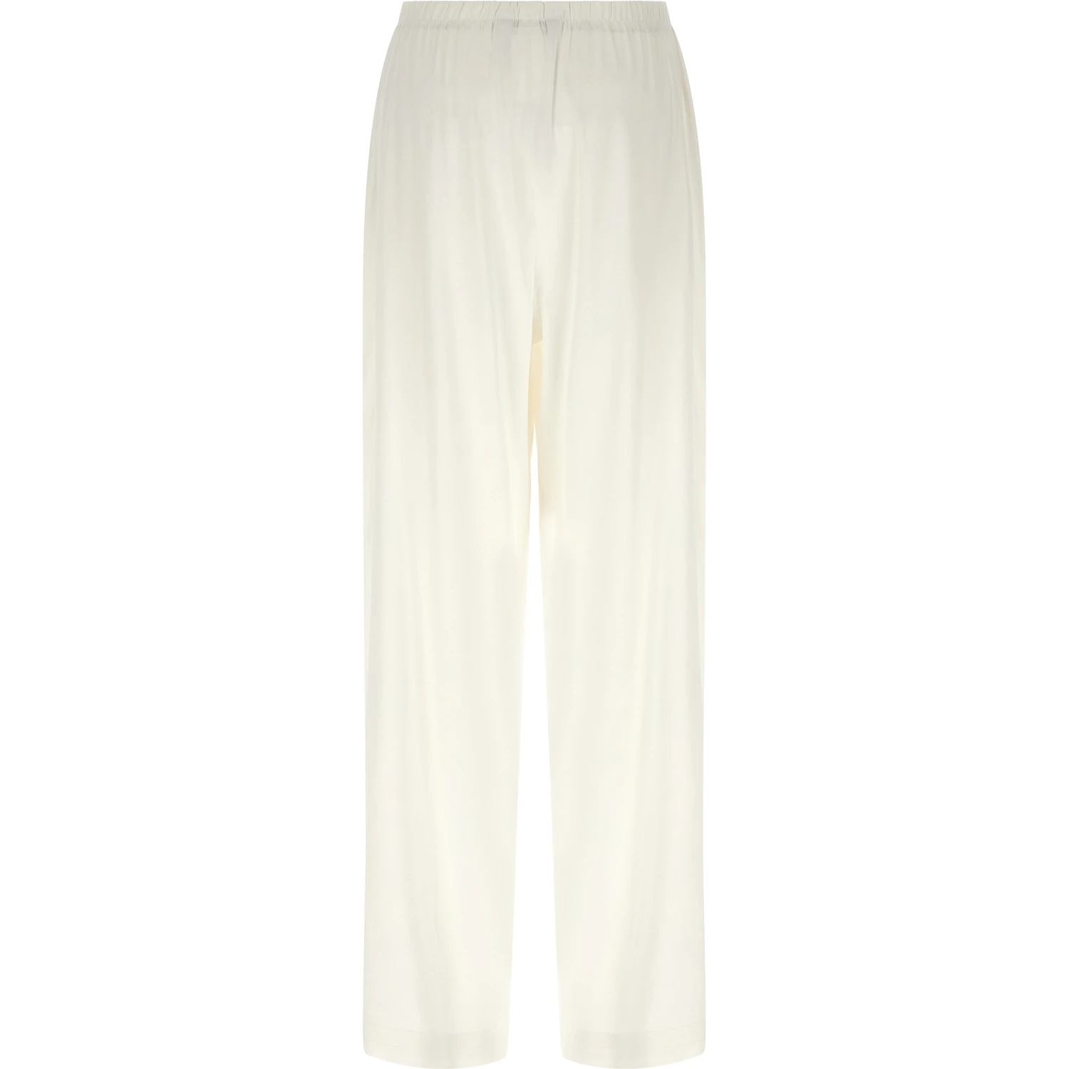 White Linen Casual Pants