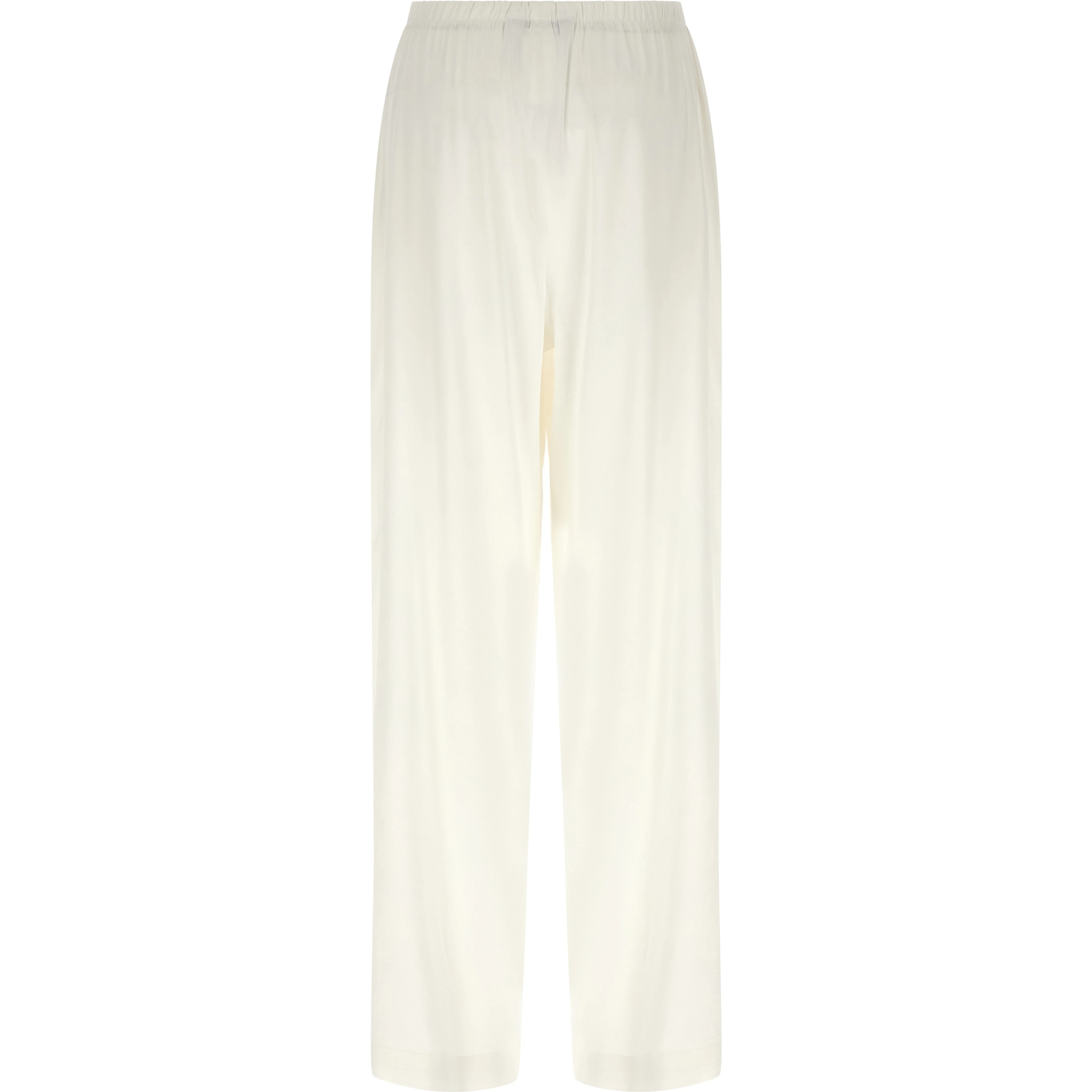 White Linen Casual Pants
