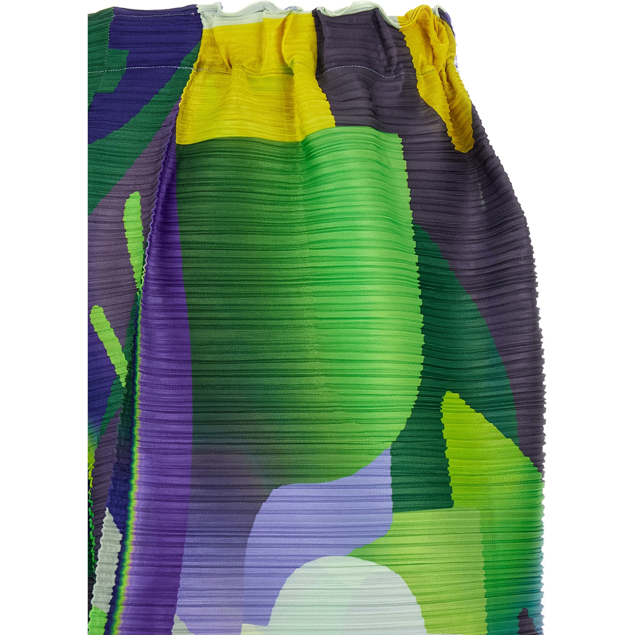 Multicolor Polyester Casual Pants