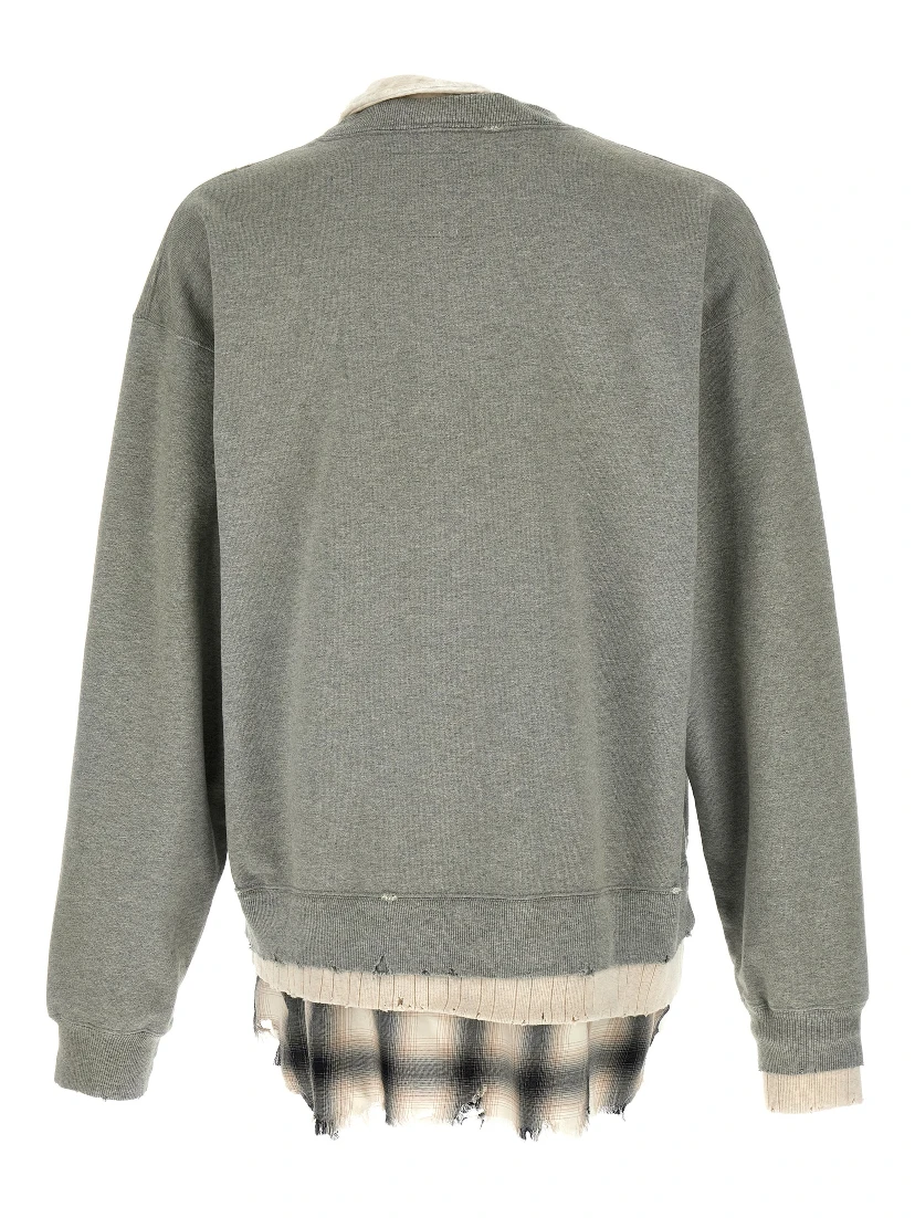 Gray Cotton Sweatshirt