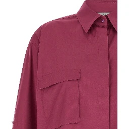 Fuchsia Cotton Blouse