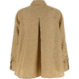 Beige Linen Blouse