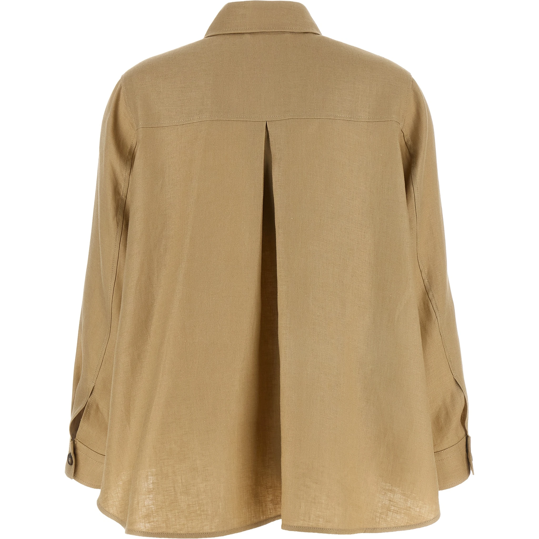 Beige Linen Blouse