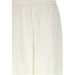 White Linen Casual Pants